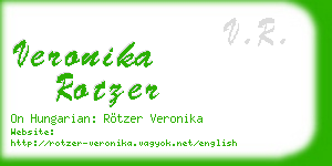 veronika rotzer business card